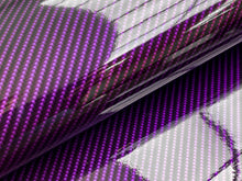 Load image into Gallery viewer, WRPD. Twill Weave Light Purple Carbon Fibre Wrap
