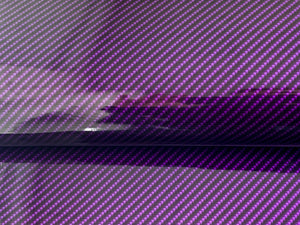 WRPD. Twill Weave Light Purple Carbon Fibre Wrap