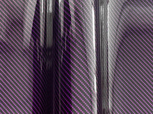 Load image into Gallery viewer, WRPD. Twill Weave Purple Carbon Fibre Wrap
