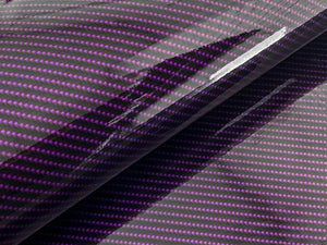 WRPD. Twill Weave Purple Carbon Fibre Wrap