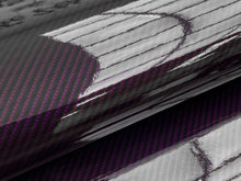 Load image into Gallery viewer, WRPD. Twill Weave Midnight Purple Carbon Fibre Wrap
