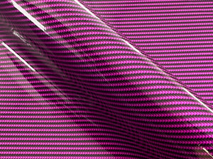 WRPD. Twill Weave Pink Carbon Fibre Wrap