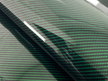 Load image into Gallery viewer, WRPD. Twill Weave Midnight Green Carbon Fibre Wrap
