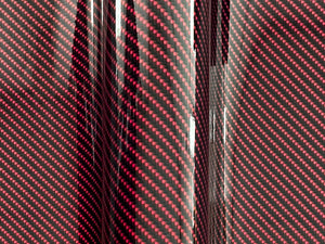 WRPD. Twill Weave Midnight Red Carbon Fibre Wrap