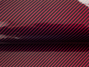 WRPD. Twill Weave Midnight Red Carbon Fibre Wrap