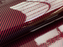 Load image into Gallery viewer, WRPD. Twill Weave Midnight Red Carbon Fibre Wrap
