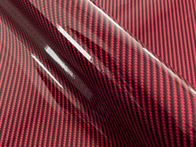 Load image into Gallery viewer, WRPD. Twill Weave Red Carbon Fibre Wrap
