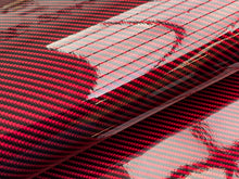 Load image into Gallery viewer, WRPD. Twill Weave Red Carbon Fibre Wrap

