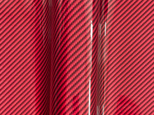 Load image into Gallery viewer, WRPD. Twill Weave Light Red Carbon Fibre Wrap
