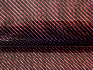 WRPD. Twill Weave Midnight Orange Carbon Fibre Wrap