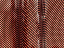 Load image into Gallery viewer, WRPD. Twill Weave Orange Carbon Fibre Wrap
