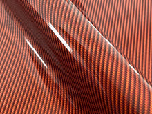 Load image into Gallery viewer, WRPD. Twill Weave Light Orange Carbon Fibre Wrap
