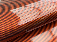 Load image into Gallery viewer, WRPD. Twill Weave Light Orange Carbon Fibre Wrap
