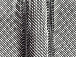 WRPD. Twill Weave Silver Carbon Fibre Wrap