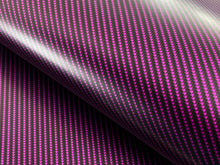 Load image into Gallery viewer, WRPD. Twill Weave Midnight Pink Carbon Fibre Wrap
