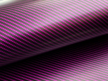 Load image into Gallery viewer, WRPD. Twill Weave Midnight Pink Carbon Fibre Wrap
