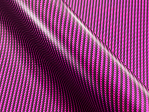 WRPD. Twill Weave Pink Carbon Fibre Wrap