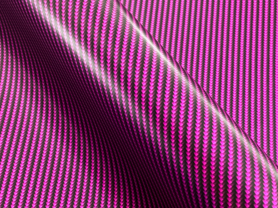 WRPD. Twill Weave Pink Carbon Fibre Wrap