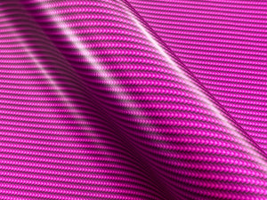 WRPD. Twill Weave Light Pink Carbon Fibre Wrap