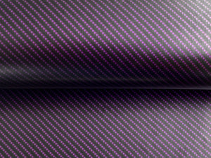 WRPD. Twill Weave Purple Carbon Fibre Wrap
