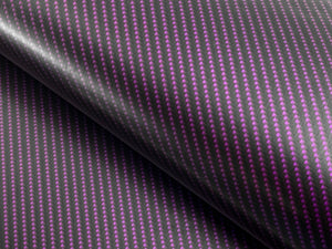 WRPD. Twill Weave Purple Carbon Fibre Wrap