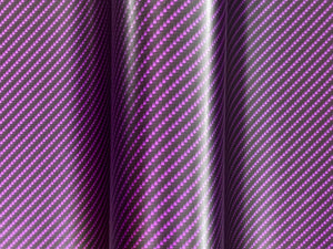 WRPD. Twill Weave Light Purple Carbon Fibre Wrap