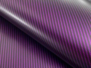 WRPD. Twill Weave Light Purple Carbon Fibre Wrap