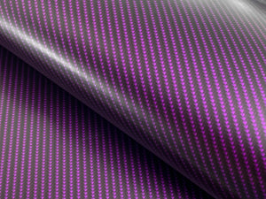 WRPD. Twill Weave Light Purple Carbon Fibre Wrap