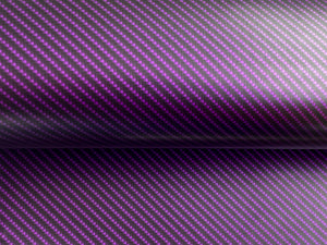 WRPD. Twill Weave Light Purple Carbon Fibre Wrap