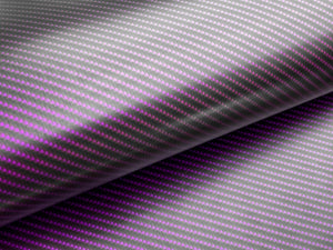 WRPD. Twill Weave Light Purple Carbon Fibre Wrap