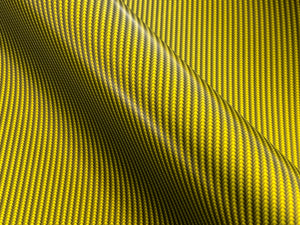 WRPD. Twill Weave Light Yellow Carbon Fibre Wrap