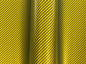 WRPD. Twill Weave Light Yellow Carbon Fibre Wrap