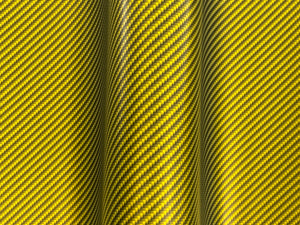 WRPD. Twill Weave Light Yellow Carbon Fibre Wrap