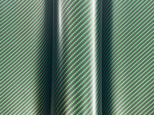 WRPD. Twill Weave Midnight Green Carbon Fibre Wrap