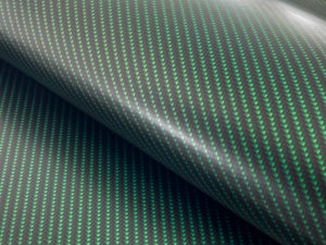 WRPD. Twill Weave Midnight Green Carbon Fibre Wrap