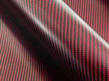 Load image into Gallery viewer, WRPD. Twill Weave Midnight Red Carbon Fibre Wrap
