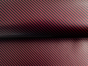WRPD. Twill Weave Midnight Red Carbon Fibre Wrap