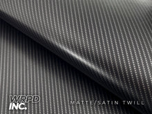 Load image into Gallery viewer, WRPD. Twill Weave Black Carbon Fibre Wrap
