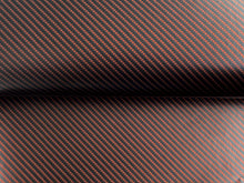 Load image into Gallery viewer, WRPD. Twill Weave Midnight Orange Carbon Fibre Wrap
