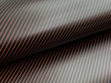 Load image into Gallery viewer, WRPD. Twill Weave Midnight Peach Carbon Fibre Wrap
