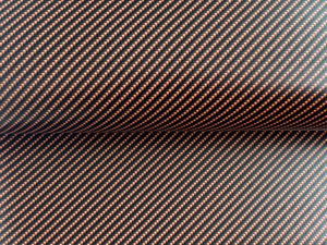 WRPD. Twill Weave Peach Carbon Fibre Wrap