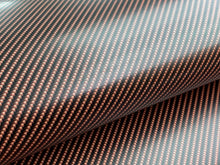 Load image into Gallery viewer, WRPD. Twill Weave Peach Carbon Fibre Wrap
