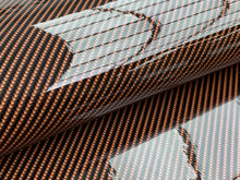 Load image into Gallery viewer, WRPD. Twill Weave Peach Carbon Fibre Wrap
