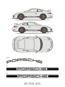 Porsche GT3 Stripe kit
