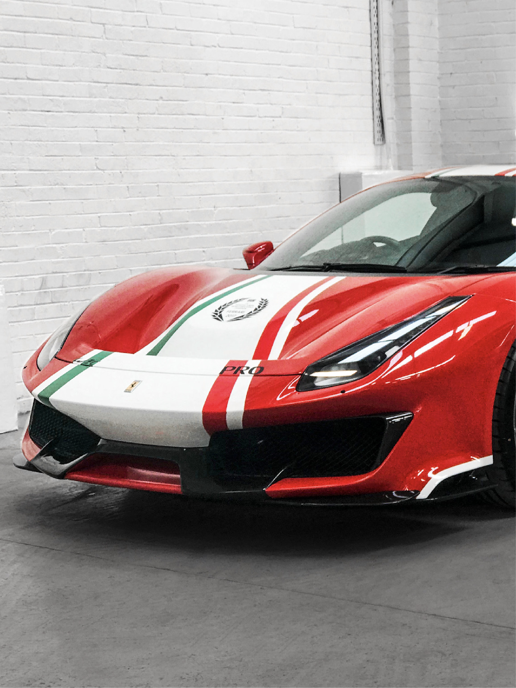 Ferrari 488 Pista Pilote Stripe Kit