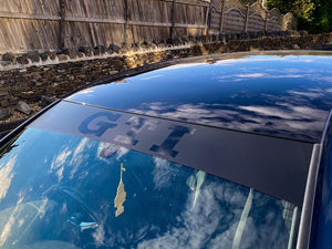 Volkswagen GTI Windscreen Decal (Sun-strip)