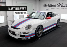 Load image into Gallery viewer, Porsche 997 GT3 Martini Stripe Kit

