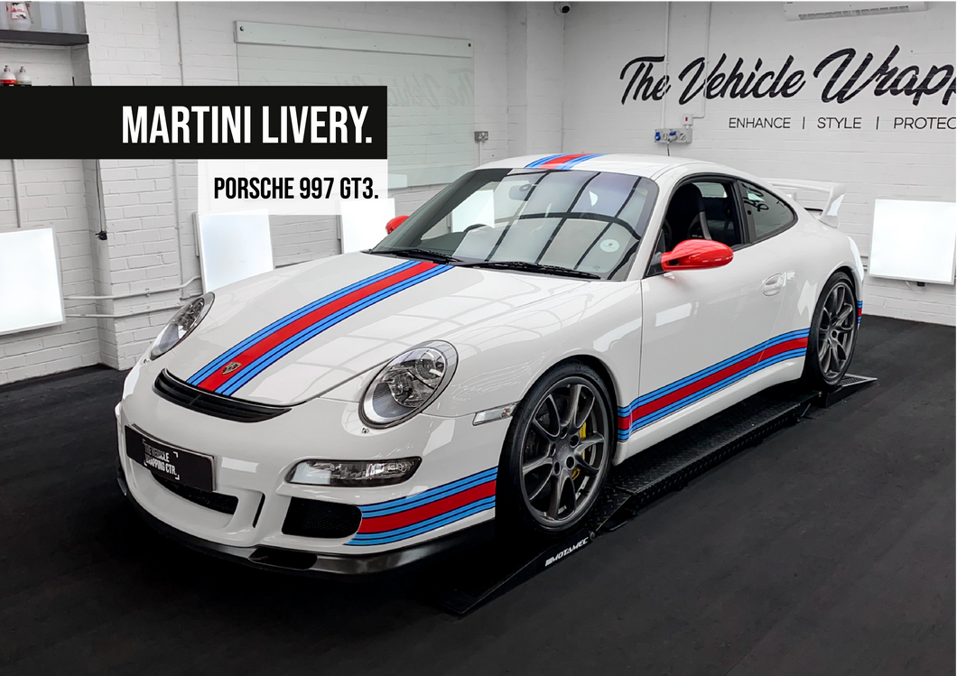 Porsche 997 GT3 Martini Stripe Kit