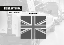 Load image into Gallery viewer, Union Jack Defender Bonnet - Clear Print
