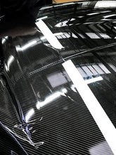 Load image into Gallery viewer, WRPD. Mirrored (Length) Twill Weave Black Carbon Fibre Wrap
